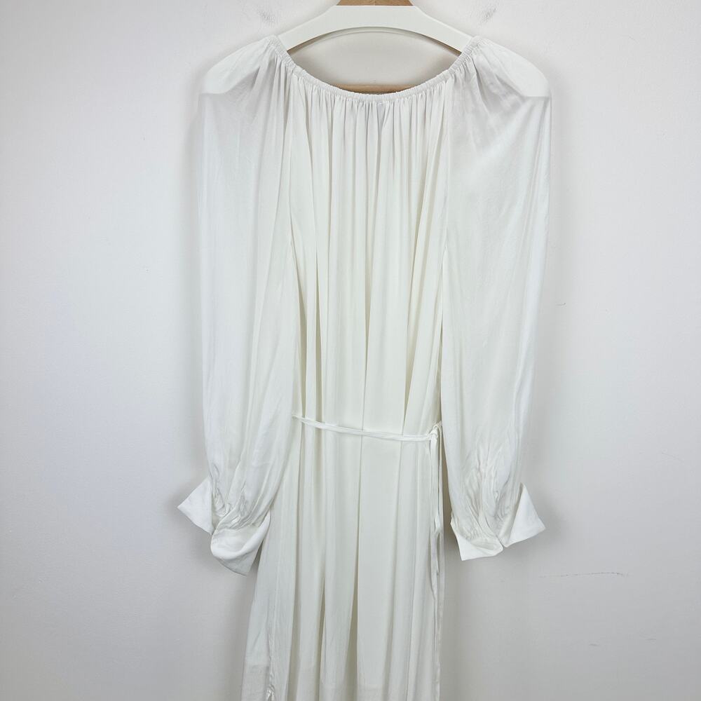 J.Crew Collection Sheer Maxi Dress Viscose Oversized Minimalist Boho Medium NWT - Picture 11 of 12